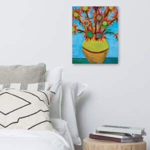 Sunflowers Painting on Canvas