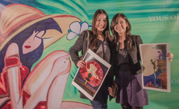 the girl exhibition Yous