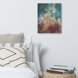 The Last Fire by Leya Green Painting on Canvas