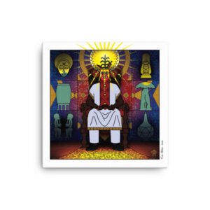 Le Roi By Eric Takukam Painting On Canvas