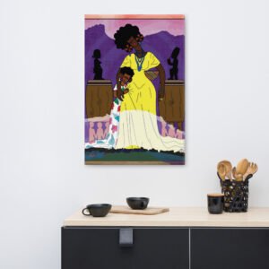 Eric Takukam Mere Ethiopia Art Painting on Canvas