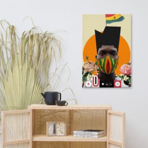 Masked Man By Ikon Shepherd Painting on Canvas