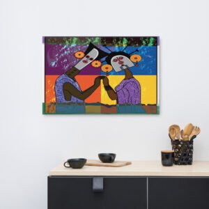 Love By Eric Takukam Painting On Canvas