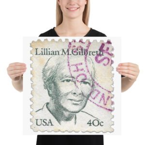 1984 40c Great Americans: Lillian M. Gilbreth Stamp Poster