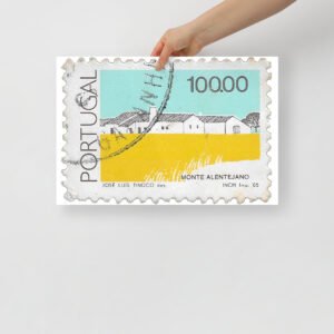 Vintage 1985 Portugal Stamp Poster