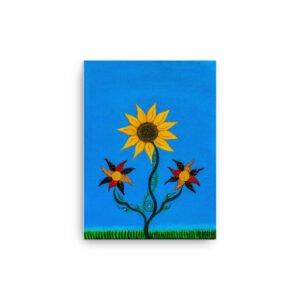 Sunflowers on Grass Painting On Canvas