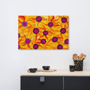 Love Sunflowers Painting On Canvas